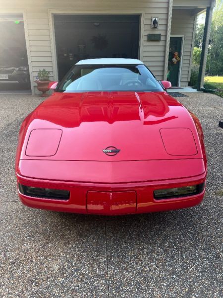 1992 Bright Red Convertible Corvette